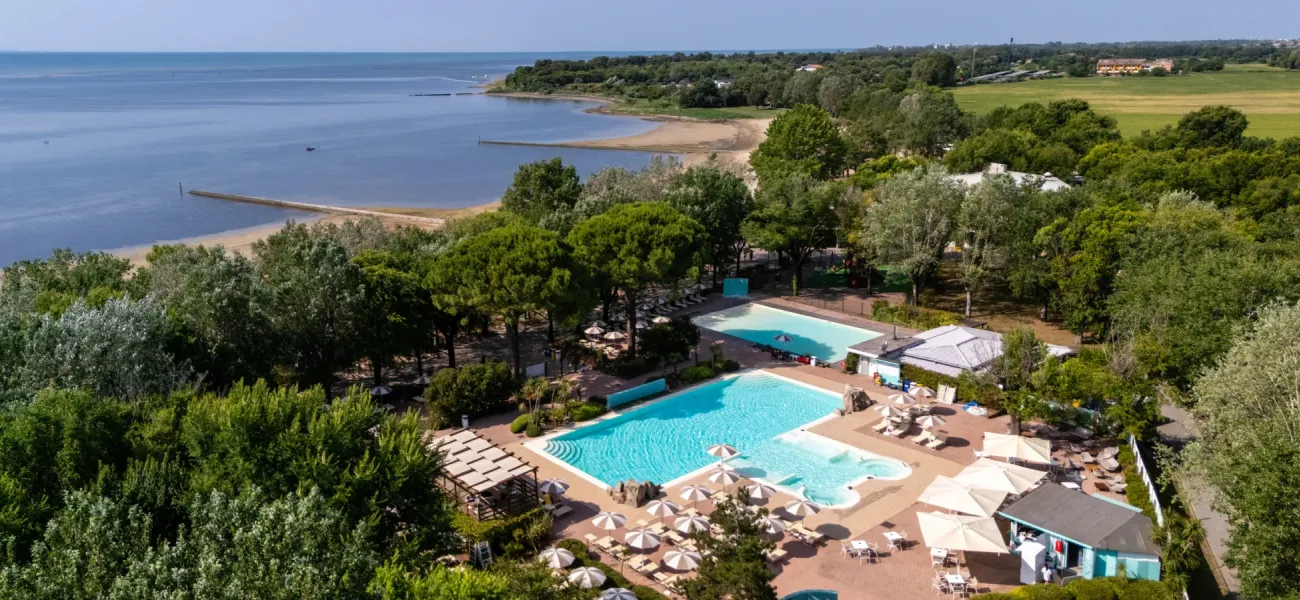 Children playing in the campsite.