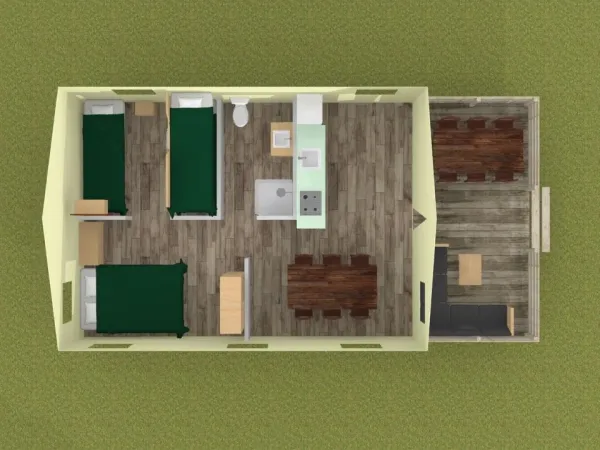 Overview of the Roan Lodgetent Luxe.