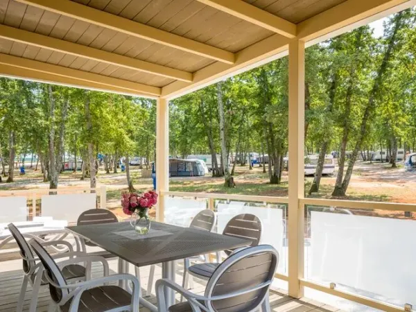 The Roan Premium Zone decking.