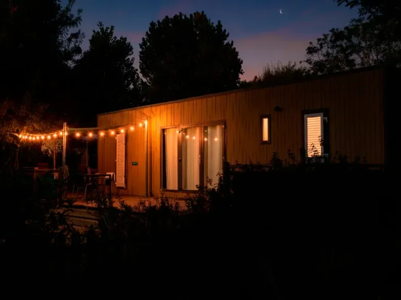 Evening ambience image of the Supreme Plus Lounge.