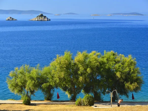 Beautiful sea view from Roan campsite Amadria Park Trogir.
