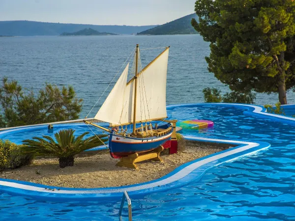 Swimming pool at Roan campsite Amadria Park Trogir.