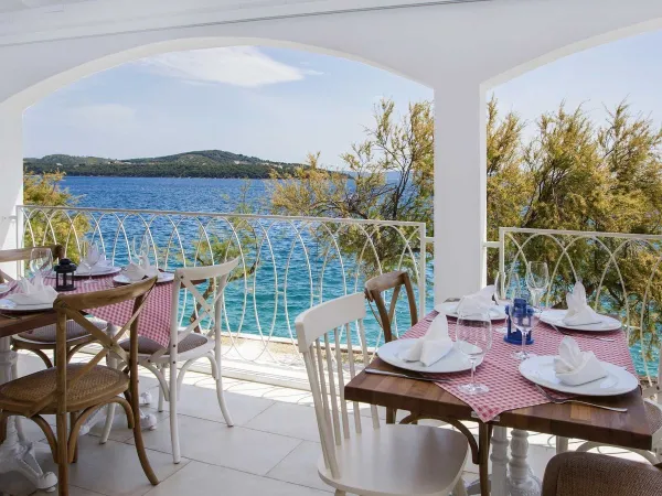 Dine by the sea at Roan campsite Amadria Park Trogir.