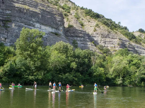 Water sports activities at Ruoms near Roan camping La Grand Terre.