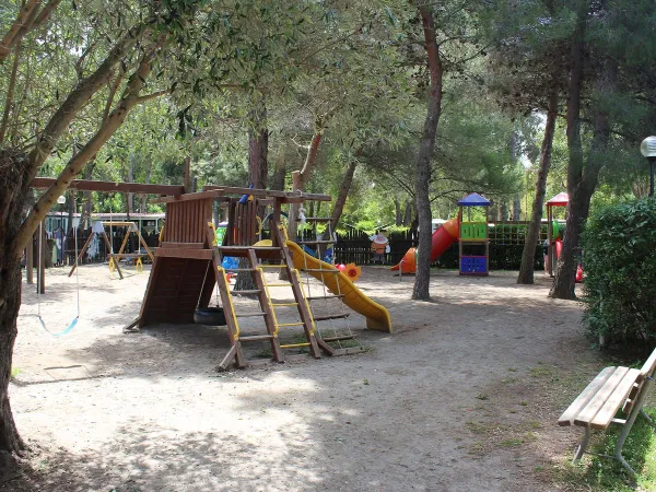 Playground at Roan camping Le Capanne.