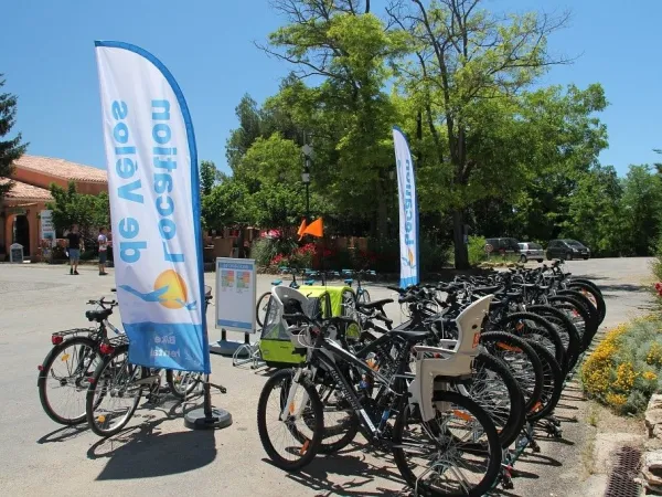 Bike rental at Roan camping Du Verdon.