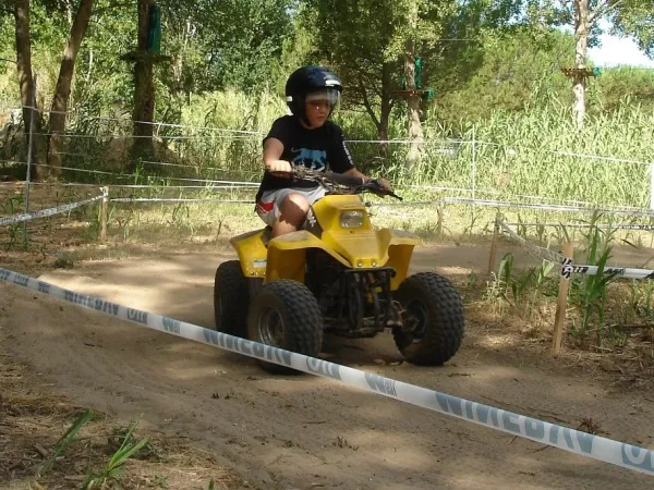 Quad riding close to Roan camping Les Sablines.