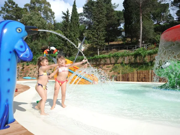 Water fun at Roan camping Rosselba.