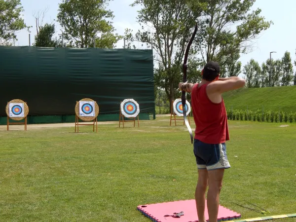 Archery at Roan camping Pra'delle Torri.