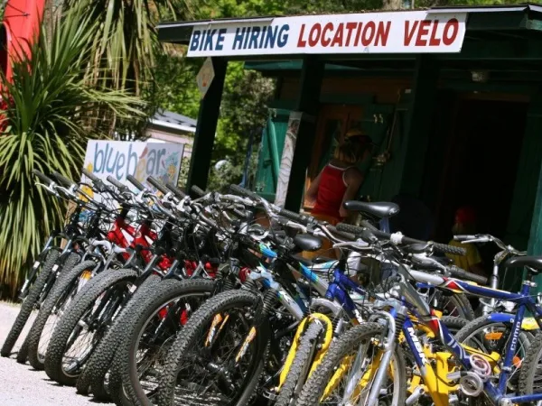 Bike rental at Roan camping La Sirène.