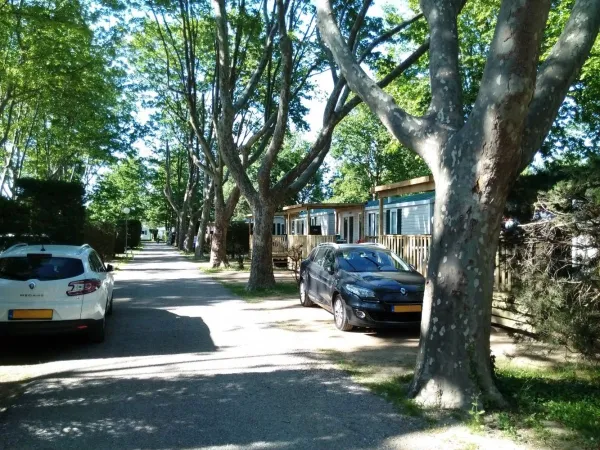 Camping street of La Chapelle with Roan Accommodations.