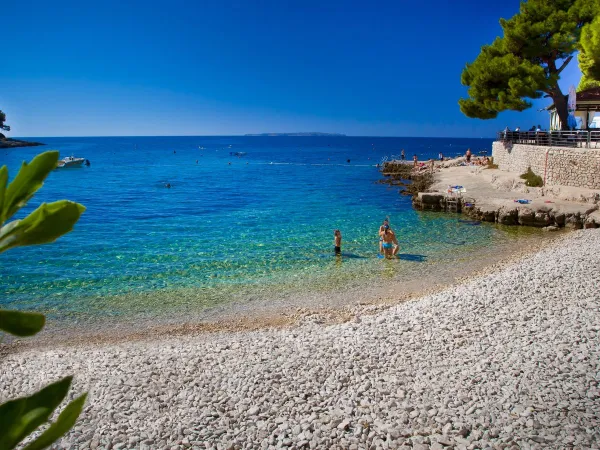 Small beach near Roan camping Cikat.