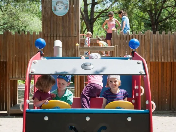 Playground at playground at Roan camping Ca'Savio.