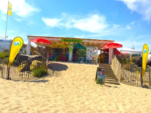 Beach bar at Roan camping Beach Garden.