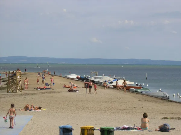 The beach at Roan camping Turistico.