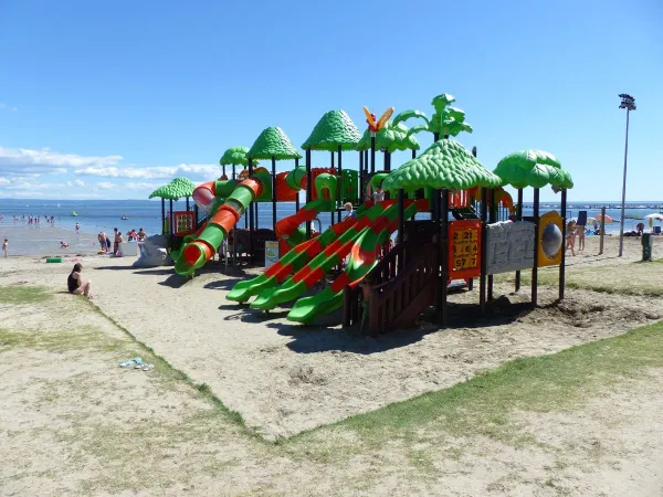 Beach playground at Roan camping Turistico.