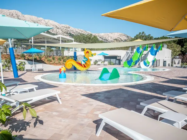 Children's pool at Roan camping Baška Camping Resort.