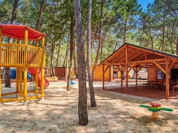 Playground at Roan camping Stella Maris.