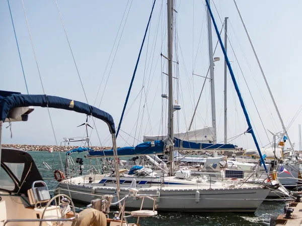 Little port at Roan camping Méditerranée.