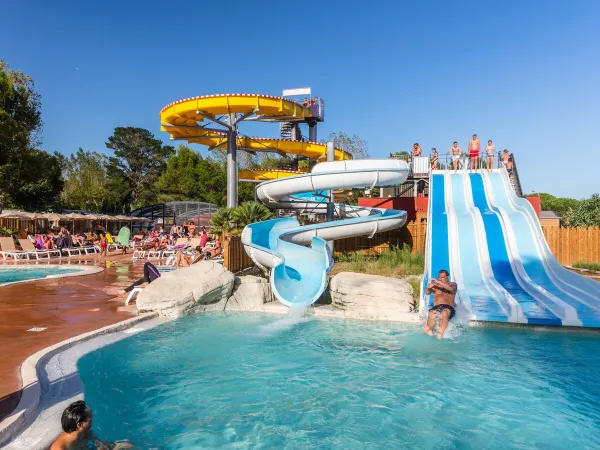 The slides at Roan camping de Canet.