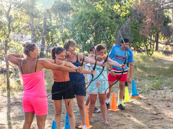 Archery at Roan camping Du Verdon.