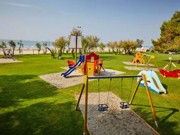 Playground at Roan camping Mediterraneo.