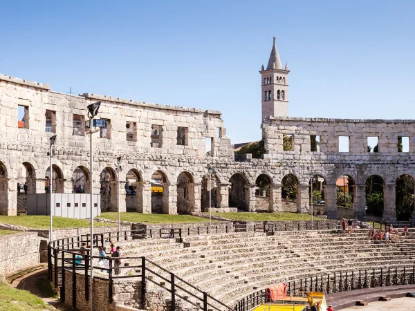 Amphitheater of Pula.