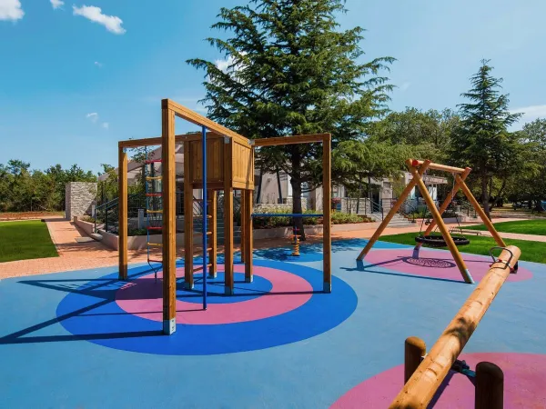 Playground at Roan camping Park Umag.