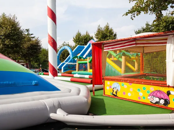 Bouncy castle at Roan camping San Francesco.