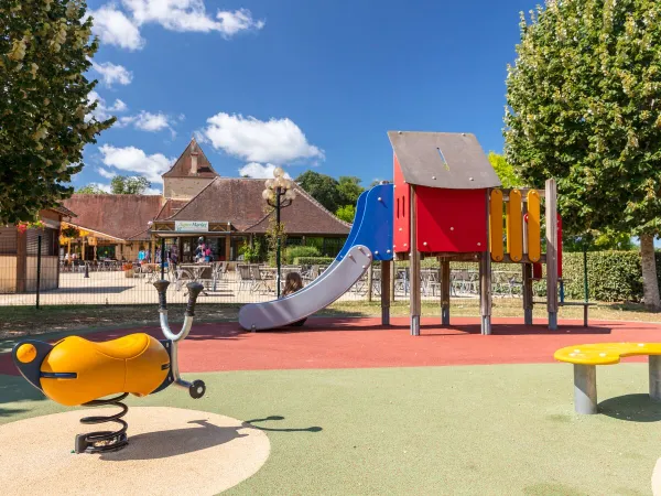 Small playground at Roan campsite Avit Loisirs.