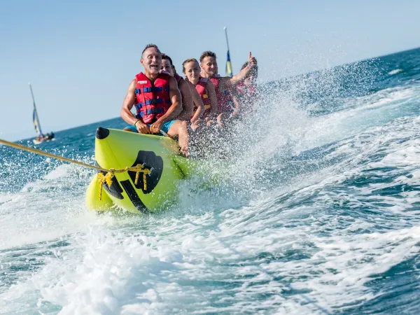 Banana boat at Roan camping Les Sablines.