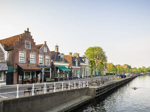 Cozy canal near Roan camping Marvilla Parks Friese Meren.