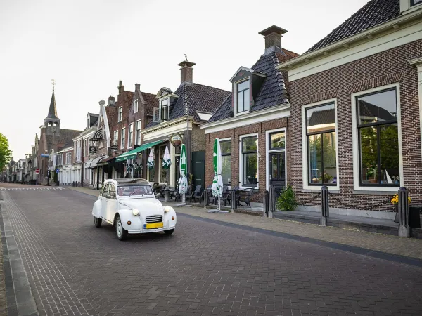 Atmospheric street near Roan camping Marvilla Parks Friese Meren.