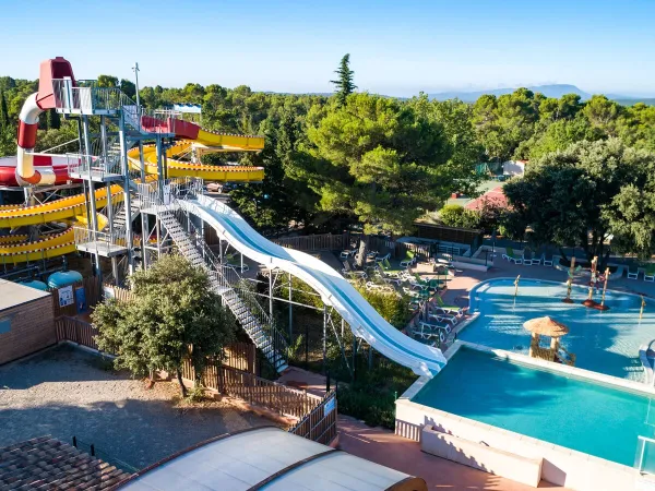 High slide at Roan camping Du Verdon.