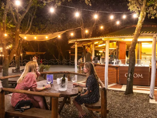 A bar at Roan camping hu Montescudaio village.