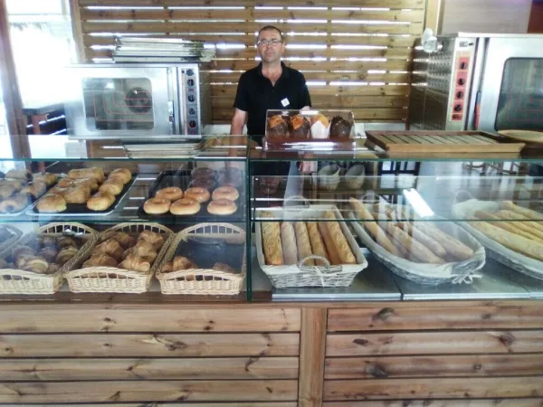 The bakery at Roan camping Tucan.