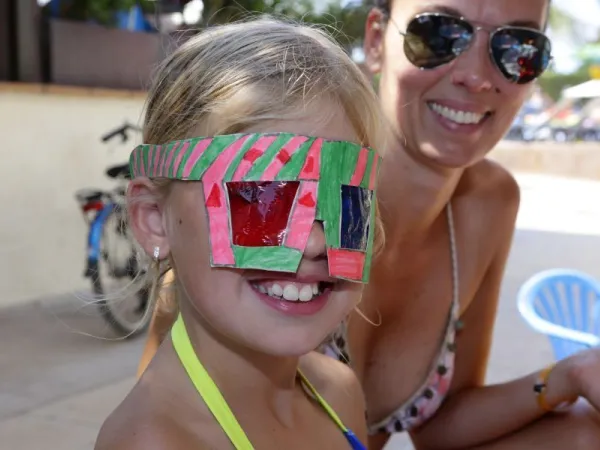 Mother and daughter at Roan camping Caballo de Mar.