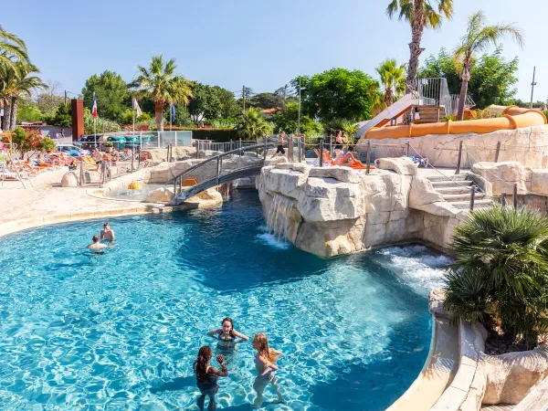 Partial swimming pool at Roan camping La Sardane.