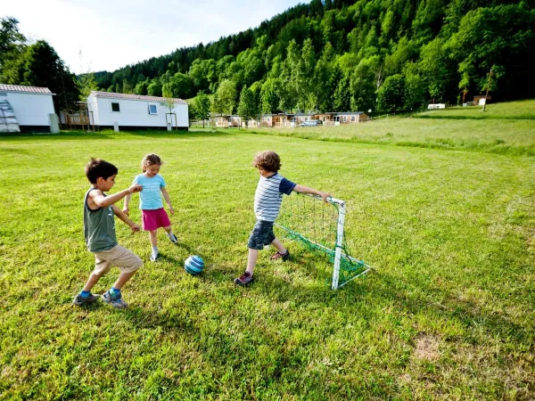 mini-football at Roan camping Bella Austria.