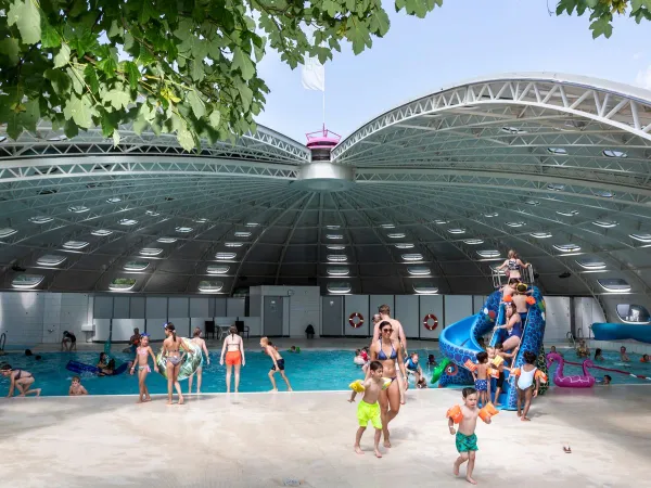 Indoor pool at Roan camping Birkelt.