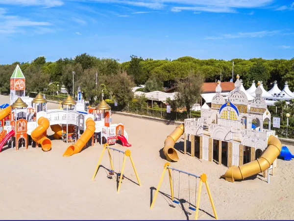 Playground at Roan camping Sant Angelo.
