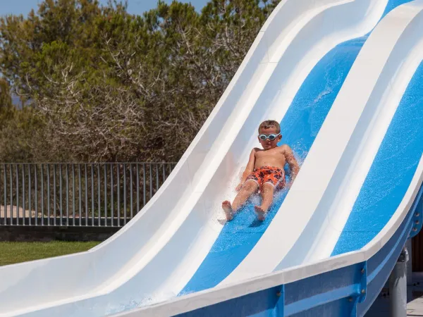 Water slides at Roan camping Vilanova Park.