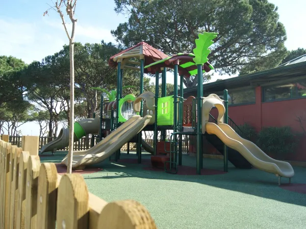Children's playground at Roan camping Bella Terra.