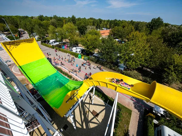 Halfpipe slide at Roan camping Marina Di Venezia.