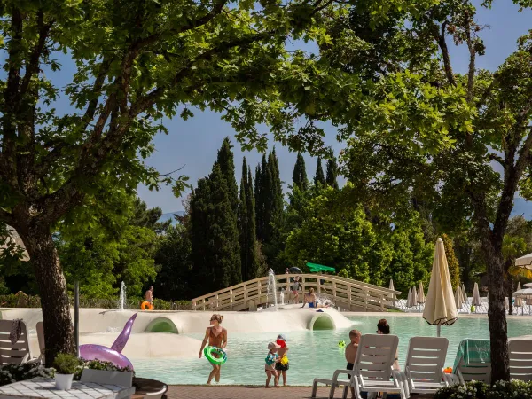 Lagoon pool at Roan camping Norcenni Girasole.