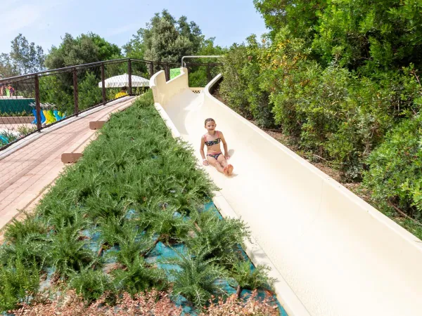 Slide at Roan camping hu Montescudaio village.
