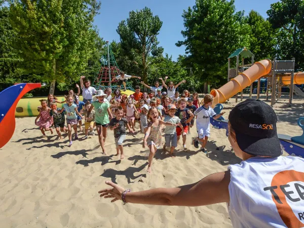 Entertainment fun at Roan camping Le Vieux Port.