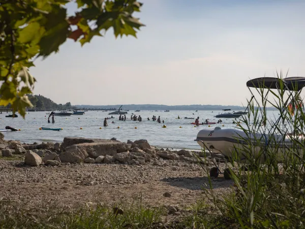 Beach activity at Roan camping Belvedere.