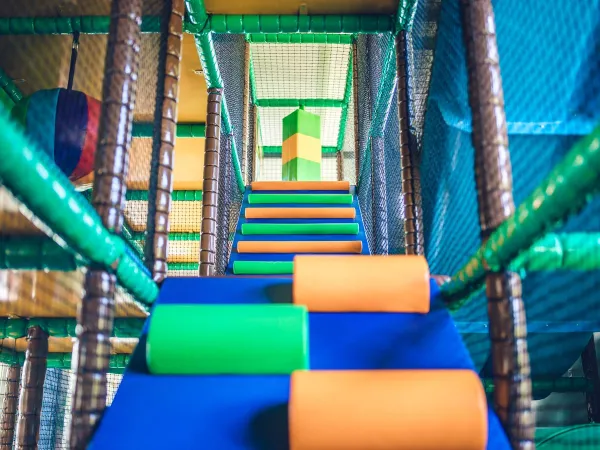 Indoor playground at Roan camping Ackersate.