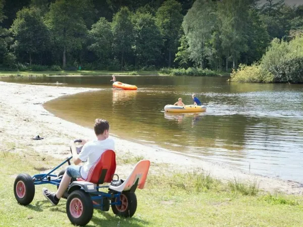 Children playing at Roan camping 't Veld.